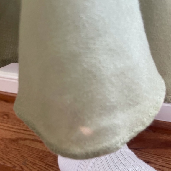 Free People boho pea green skirt with pants - Picture 10 of 12